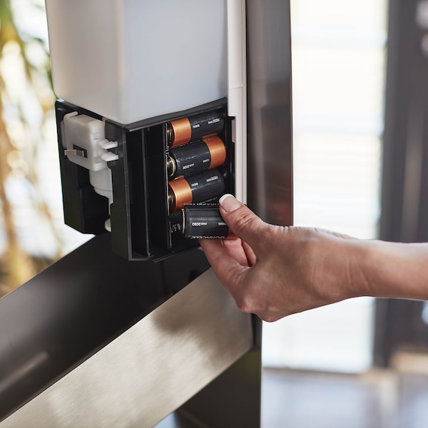 Stainless Steel Touch-Free Hand Soap And Sanitizer Dispenser